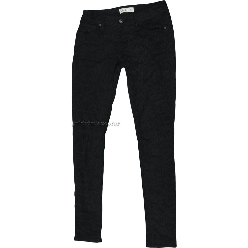 Jalate Low Rise Black Skinny Jeans Waist 28 Size 3